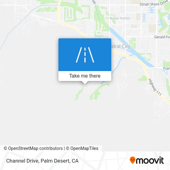 Channel Drive map