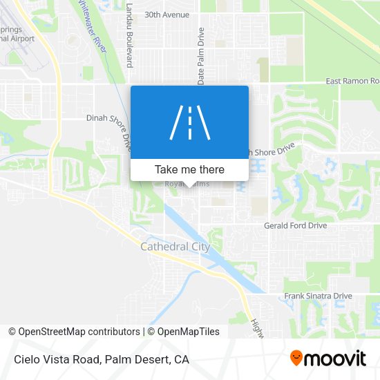 Mapa de Cielo Vista Road