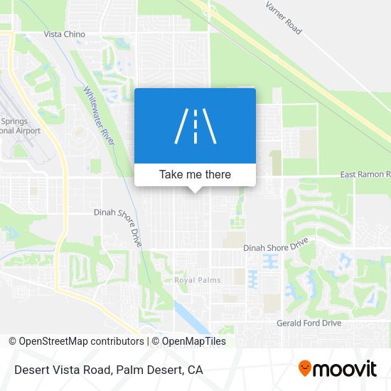 Desert Vista Road map