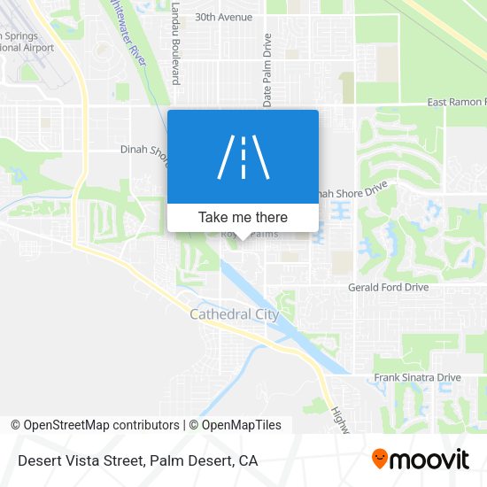 Desert Vista Street map