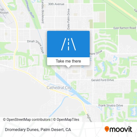 Dromedary Dunes map
