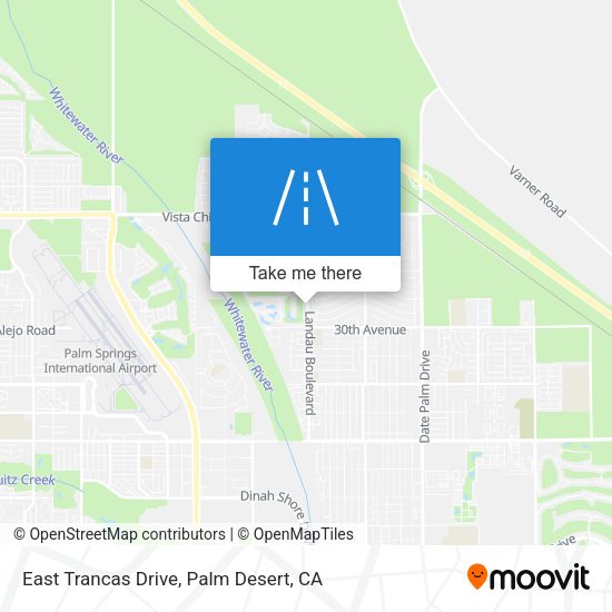 East Trancas Drive map