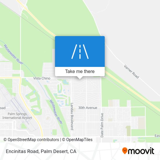 Mapa de Encinitas Road