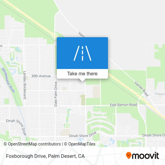 Foxborough Drive map