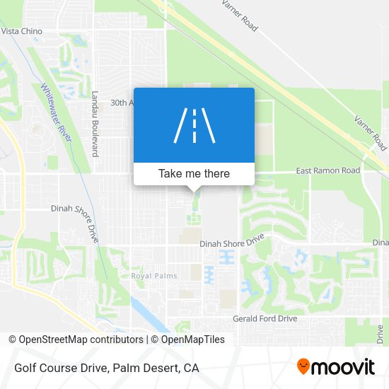 Golf Course Drive map