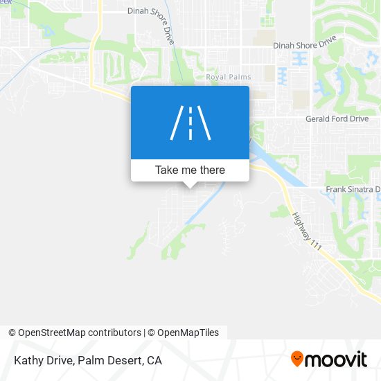 Kathy Drive map