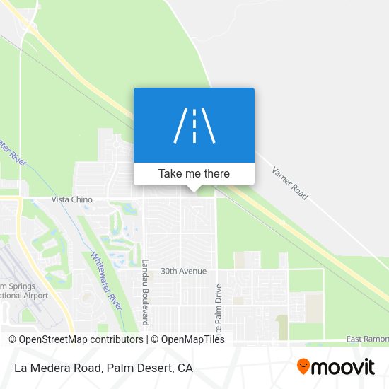 Mapa de La Medera Road