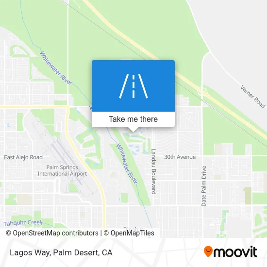 Lagos Way map