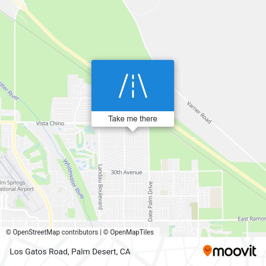 Mapa de Los Gatos Road