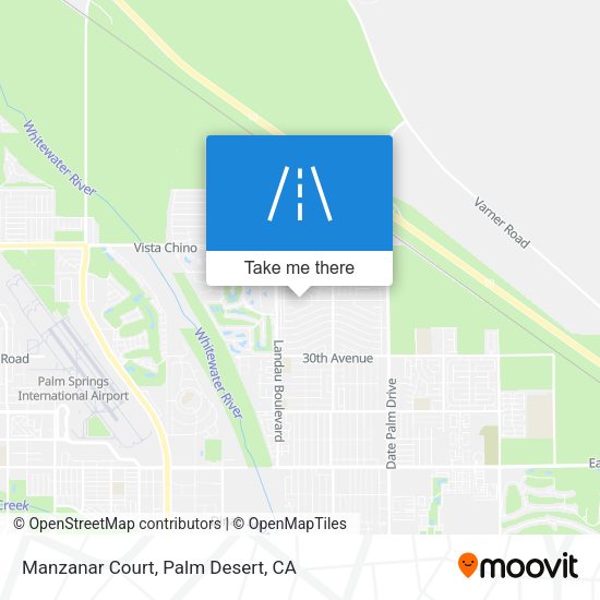 Manzanar Court map