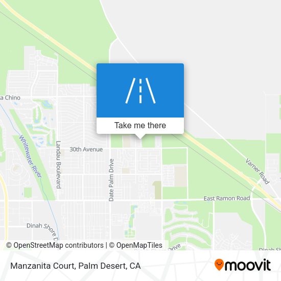 Manzanita Court map