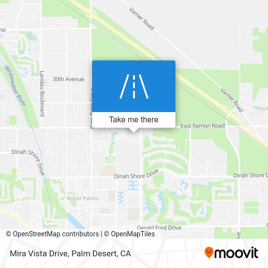 Mapa de Mira Vista Drive