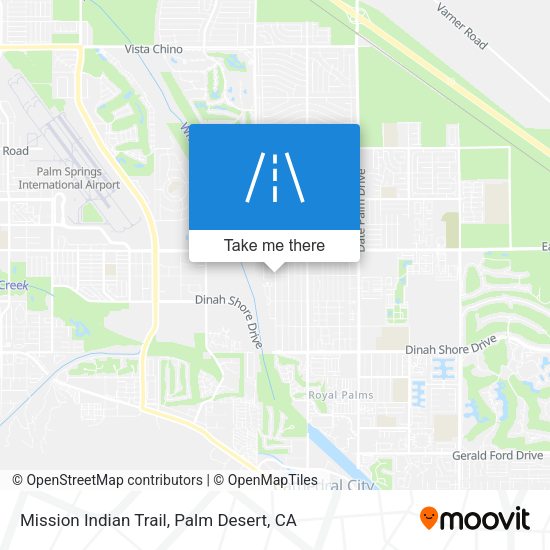 Mission Indian Trail map