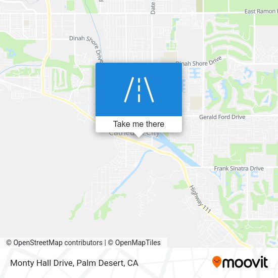 Monty Hall Drive map
