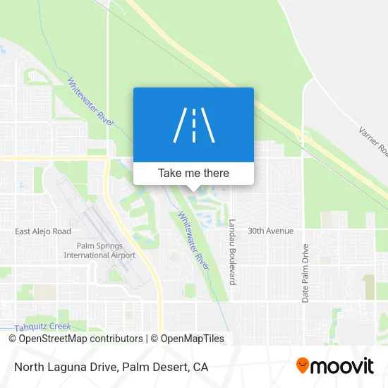 North Laguna Drive map