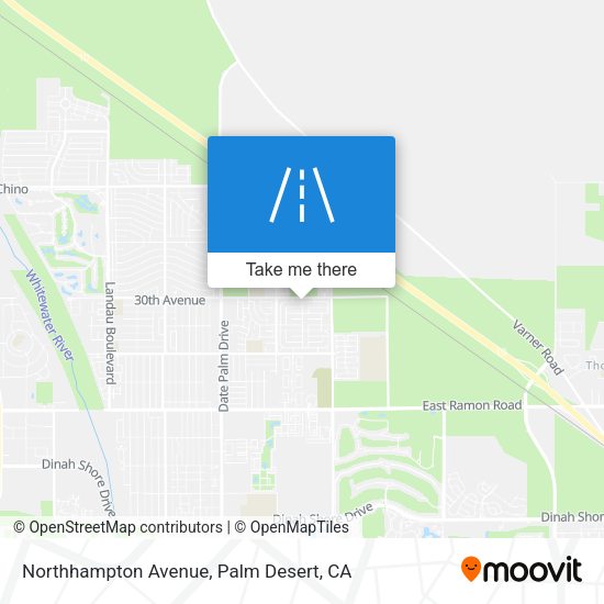 Northhampton Avenue map