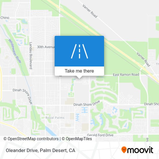 Oleander Drive map