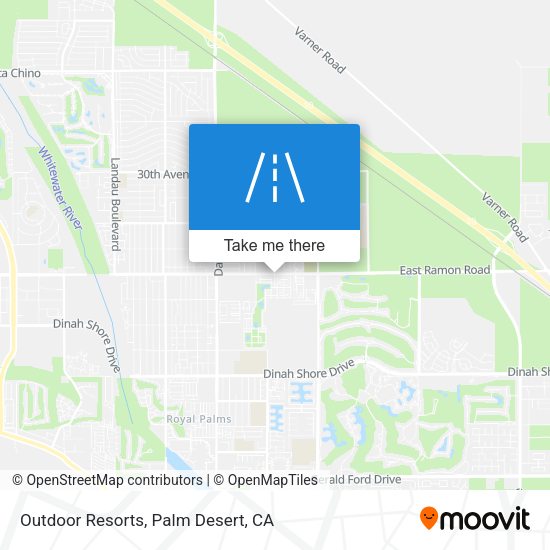 Outdoor Resorts map