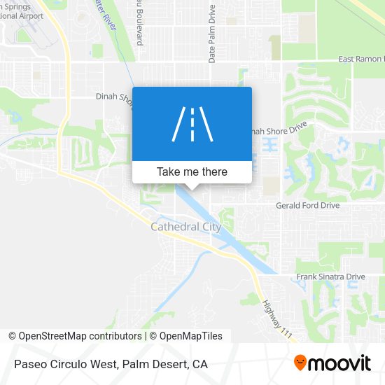 Paseo Circulo West map