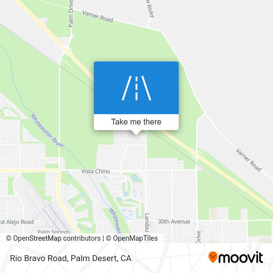Mapa de Rio Bravo Road
