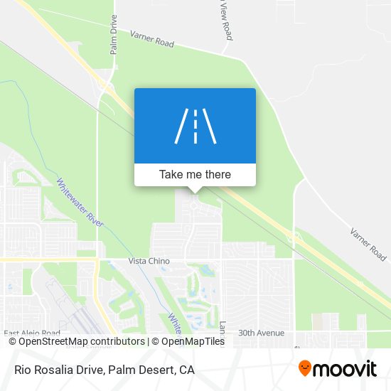 Rio Rosalia Drive map