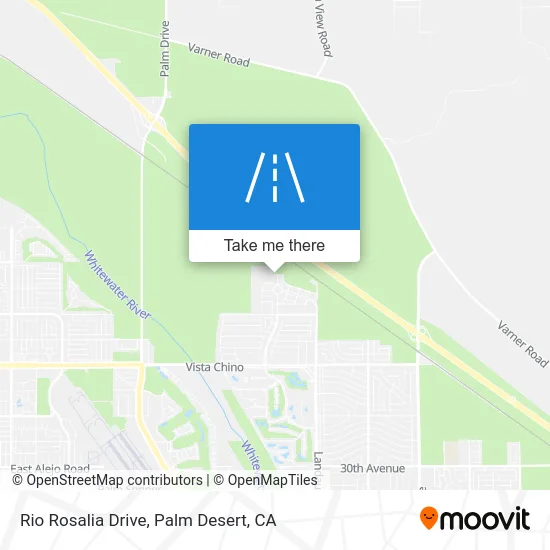 Rio Rosalia Drive map