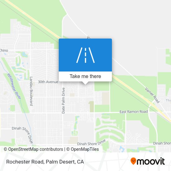 Rochester Road map