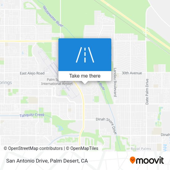 Mapa de San Antonio Drive