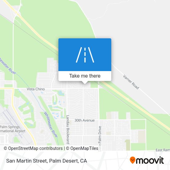 San Martin Street map