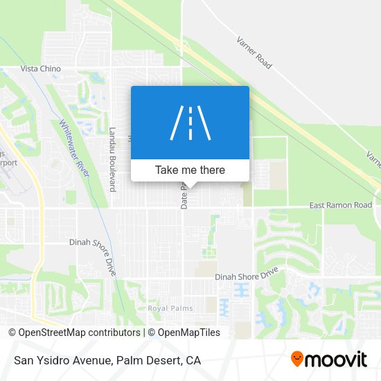 San Ysidro Avenue map