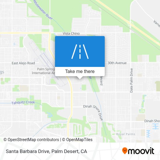 Santa Barbara Drive map