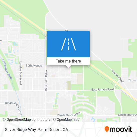 Mapa de Silver Ridge Way