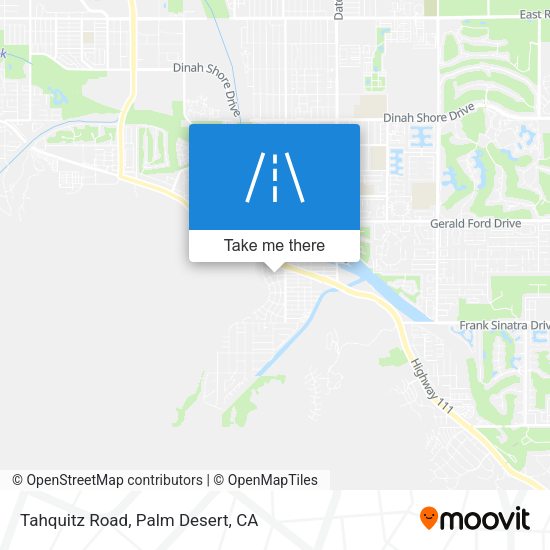 Tahquitz Road map