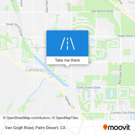 Mapa de Van Gogh Road