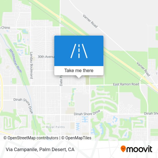 Via Campanile map