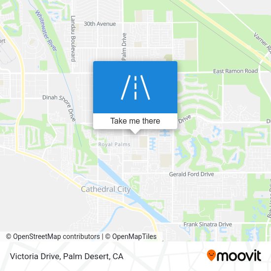 Mapa de Victoria Drive
