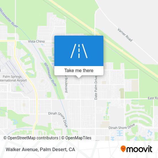 Walker Avenue map