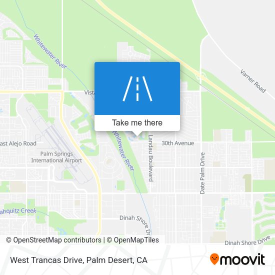 West Trancas Drive map