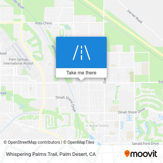 Whispering Palms Trail map