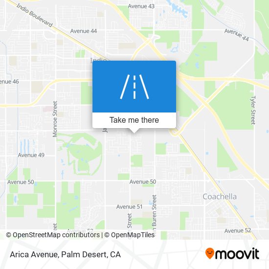 Arica Avenue map