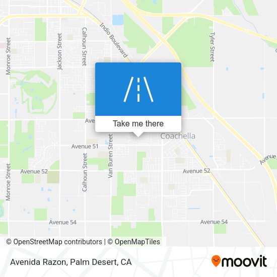 Avenida Razon map