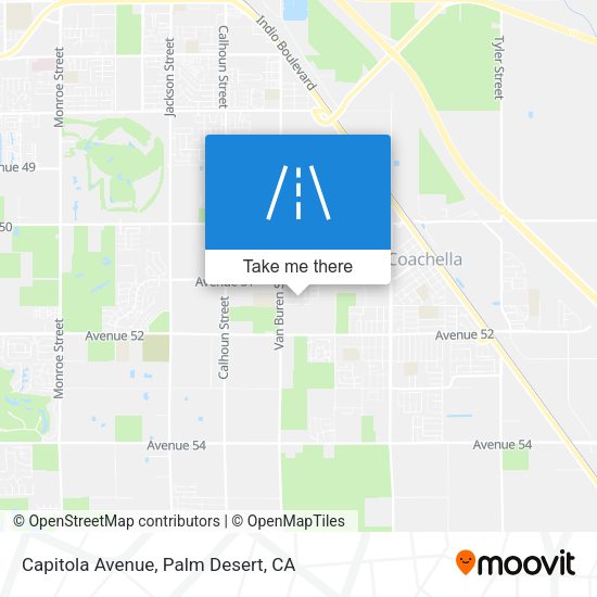 Capitola Avenue map