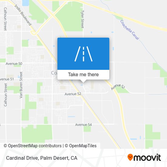 Mapa de Cardinal Drive