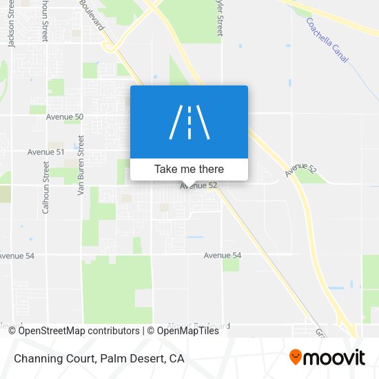Channing Court map
