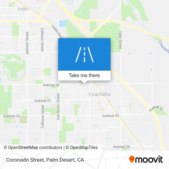 Coronado Street map