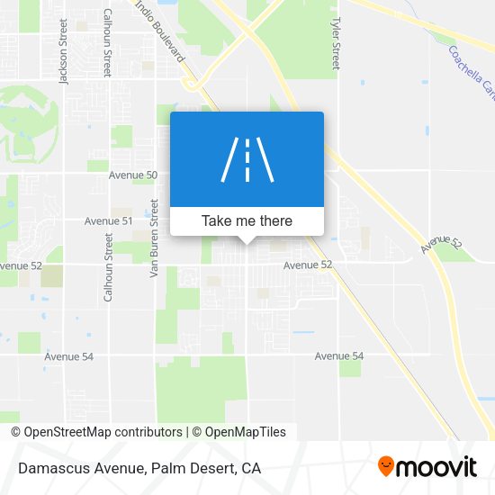 Mapa de Damascus Avenue
