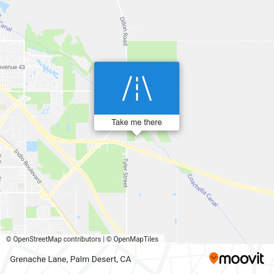 Grenache Lane map
