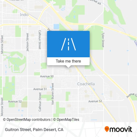 Mapa de Guitron Street
