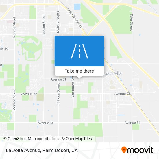Mapa de La Jolla Avenue