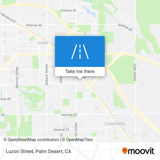 Luzon Street map